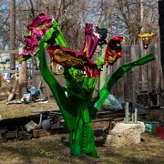 2012-03-11_14-19_17713_WTA_5DM2 The Heidelberg Project is an outdoor art project in Detroit, Michigan. It was created in 1986 by artist Tyree Guyton and his grandfather Sam Mackey (