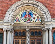 2013-08-23_15-50_30151_WTA_5DM3 The Most Holy Redeemer Church located at 1721 Junction Ave., in Detroit, Michigan is part of the West Vernor-Junction Historic District. The Church was once...