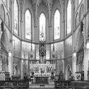 2013-08-13_14-02-59_0805-WTA-5DM3 Ste. Anne de Détroit, founded July 26, 1701, is the second oldest continuously operating Roman Catholic parish in the United States. The current Gothic Revival...