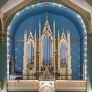 2024-11-24_286169_WTA_R5m2-Pano St. John's is the oldest German Protestant church in Detroit, founded in 1833 by Rev. Friedrich Schmid, who had been sent to America by the Evangelical Mission...