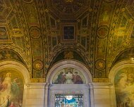 2013-08-13_12-17_29336_WTA_5DM3 Designed by Cass Gilbert, the Detroit Public Library was constructed with Vermont marble and serpentine Italian marble trim in an Italian Renaissance style. His...