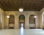 2013-08-13_12-20-17_0739-WTA-5DM3-2 Designed by Cass Gilbert, the Detroit Public Library was constructed with Vermont marble and serpentine Italian marble trim in an Italian Renaissance style. His...