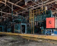 2014-12-07_67428_WTA_5DM3_HDR-3 Hudson Body Plant . Located at the corner of Conner and Gratiot Avenues, the plant was designed by famed architect Albert Kahn (who also designed Hudson's main...