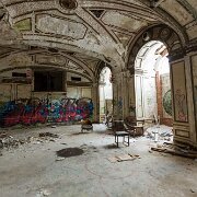 2014-02-01_09-57_00286_WTA_5DM3 Lee Plaza (Also known as the Lee Plaza Hotel or Lee Plaza Apartments) is a vacant high-rise apartment building in Detroit, Michigan... The building was designed...