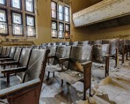 2014-04-27_10-23_16587_WTA_5DM3_HDR-2 Courville Elementary School, located on the northeast side of the city, was built in 1921 as part of a rapid expansion of the Detroit Public Schools system....