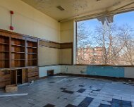 2014-03-30_10-50_13614_WTA_5DM3_HDR Harry B. Hutchins Intermediate School, located on the north side of Detroit, was part of a new wave of education in the city when it opened in 1922. Despite the...