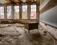 2014-03-29_07-46_12415_WTA_5DM3_HDR St. Margaret Mary Catholic Church and school located on the east side of Detroit, rose and fell with the fortunes of the city.