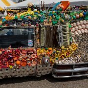 2012-07-28_11-52_07149_WTA_5DM3 Art Car. Photo taken at Makers Faire . It is the Midwest's largest do-it-yourself festival and also features art exhibits, engineering demonstrations, musical...