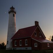 2013-10-09_18-53_36121_WTA_5DM3 Tawas Point Light is located in the Tawas Point State Park off Tawas Bay in Lake Huron in Baldwin Township in Northern Michigan.