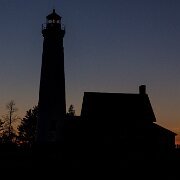 2013-10-09_19-10_36282_WTA_5DM3 Tawas Point Light is located in the Tawas Point State Park off Tawas Bay in Lake Huron in Baldwin Township in Northern Michigan.