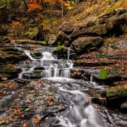 Waterfall Ricketts Glen State Park, Luzerne, Sullivan, and Columbia counties, Pennsylvania
