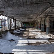 2014-01-12_11-49_40661_WTA_5DM3 The Fisher Body Plant 21 is located on the southeast corner of Piquette and St. Antoine. It was designed in 1921 by Albert Kahn for Fisher Body, who...